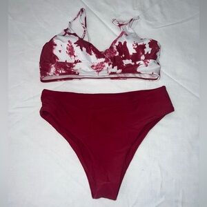 Two-piece Tie-dye Bikini Set Size Medium